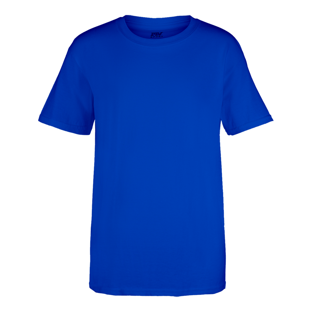 Mv Sport 16108y Youth Classic Tee - Electric Blue