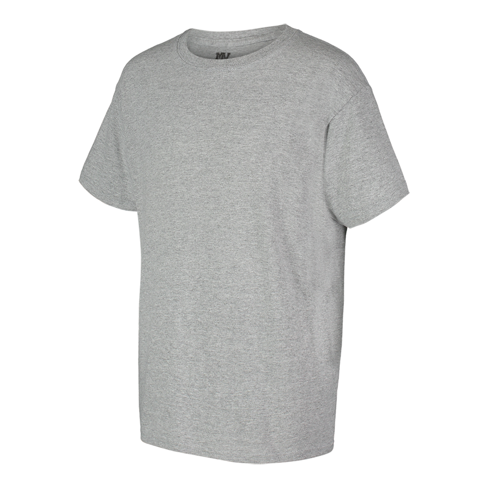 Mv Sport 16108y Youth Classic Tee - Gray