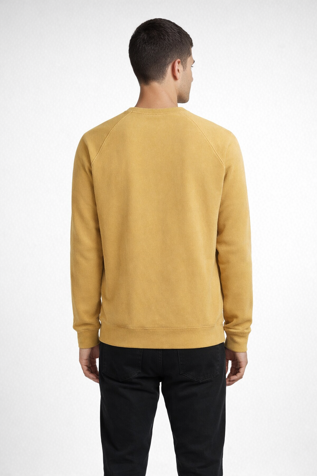 Mv Sport 17116 Vintage Fleece Raglan Crewneck - Sun Ray