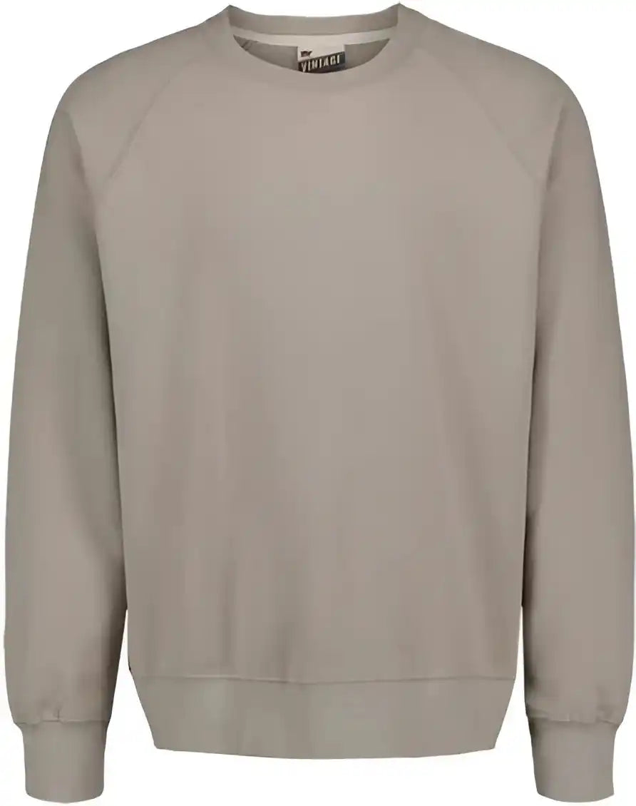 Mv Sport 17116 Vintage Fleece Raglan Crewneck Sweatshirt Atmosphere