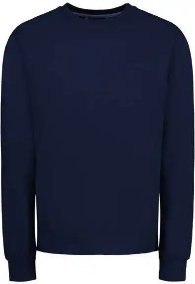 Mv Sport 17116 Vintage Fleece Raglan Crewneck Sweatshirt Blue