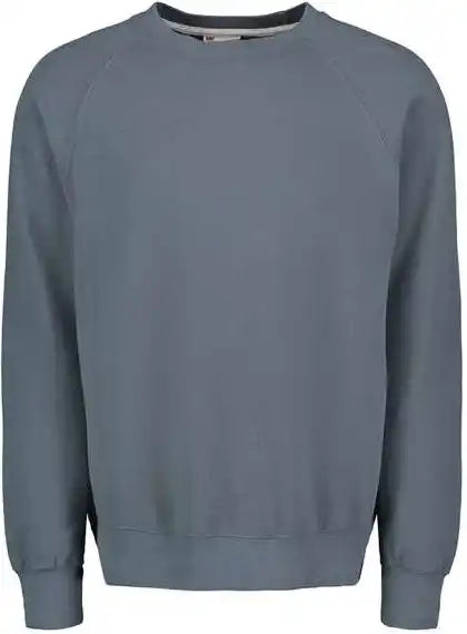 Mv Sport 17116 Vintage Fleece Raglan Crewneck Sweatshirt Marine