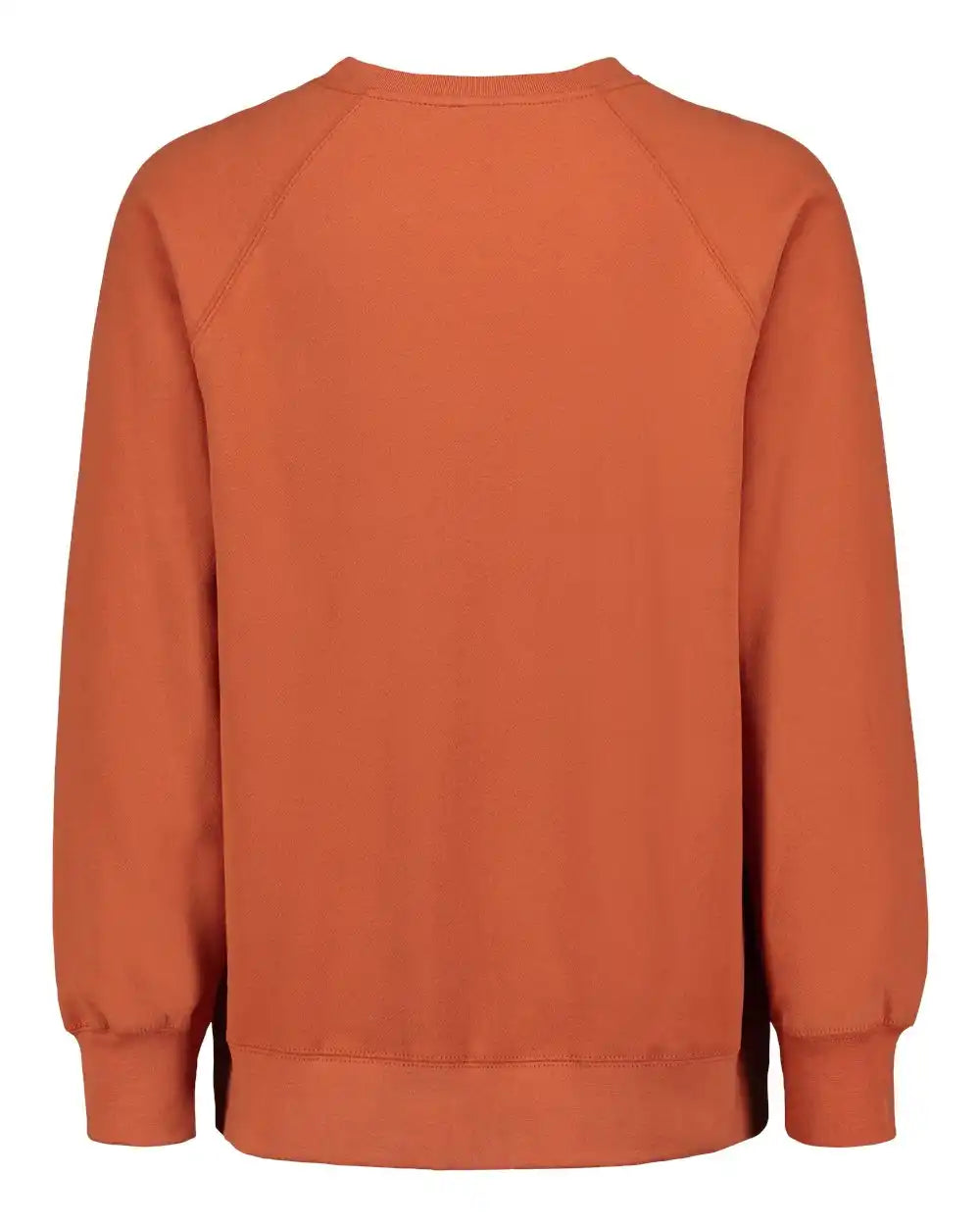 Mv Sport 17116 Vintage Fleece Raglan Crewneck Sweatshirt - Orange - s