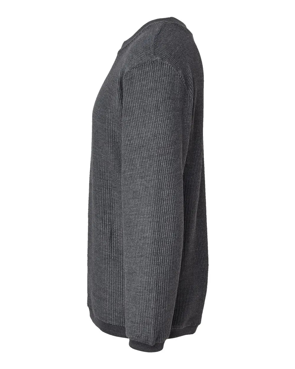 Mv Sport 19179 Corded Crewneck Pullover - Charcoal