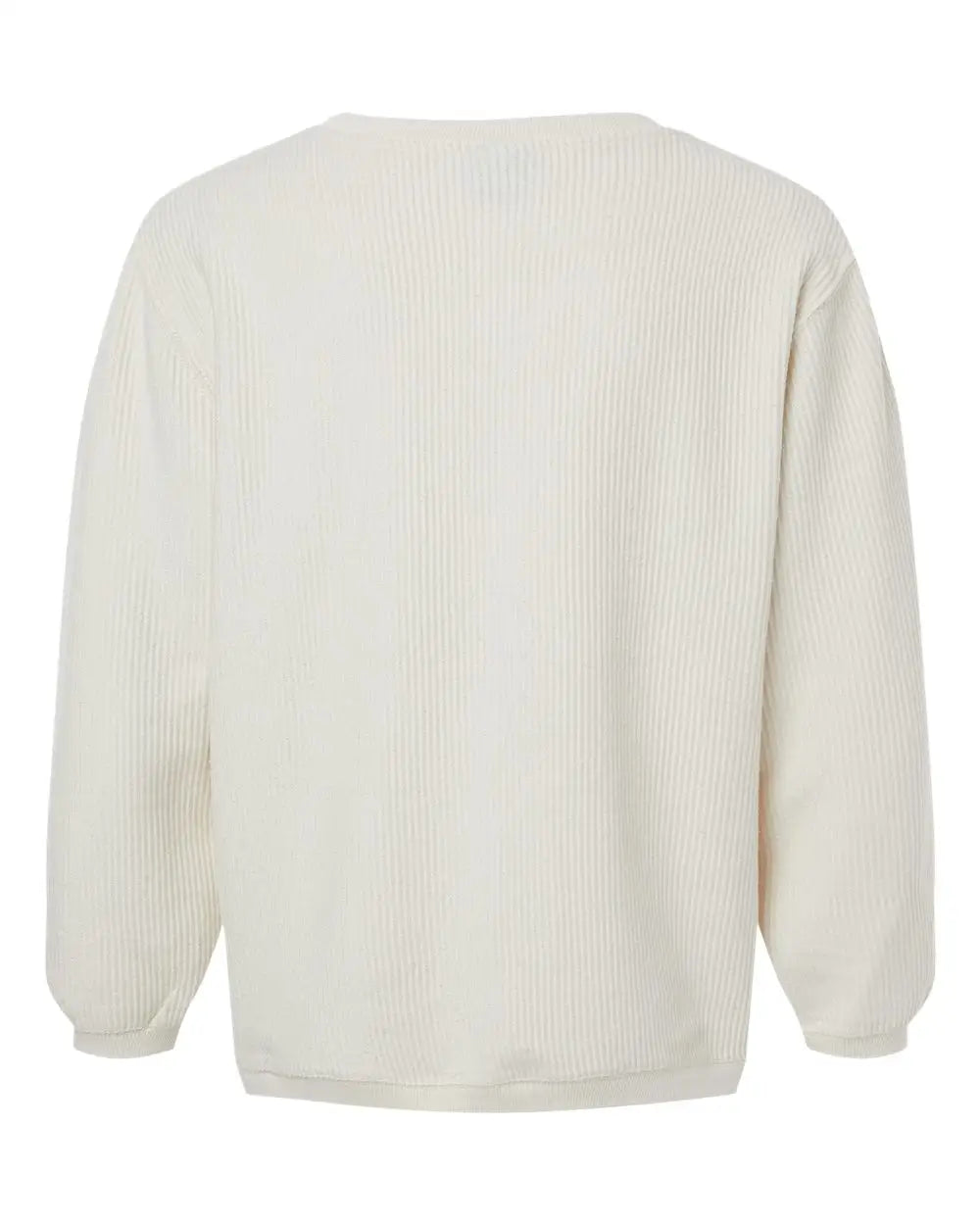 Mv Sport 19179 Corded Crewneck Pullover - Ivory