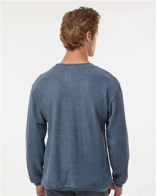 Mv Sport 19179 Corded Crewneck Pullover - Navy