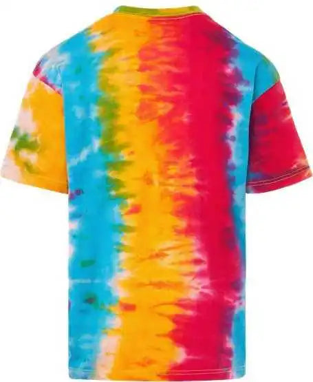 Mv Sport 201 Crazy T-shirt - Rainbow Tie Dye