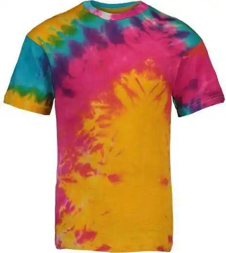 Mv Sport 201 Crazy T-shirt - Rainbow Tie Dye