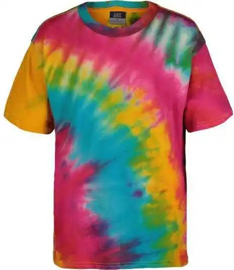 Mv Sport 201y Youth Crazy T-shirt - Rainbow Tie Dye