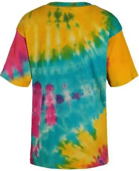 Mv Sport 201y Youth Crazy T-shirt - Rainbow Tie Dye