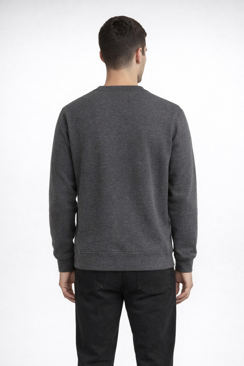 Mv Sport 20335 Fundamental Fleece Crew - Charcoal