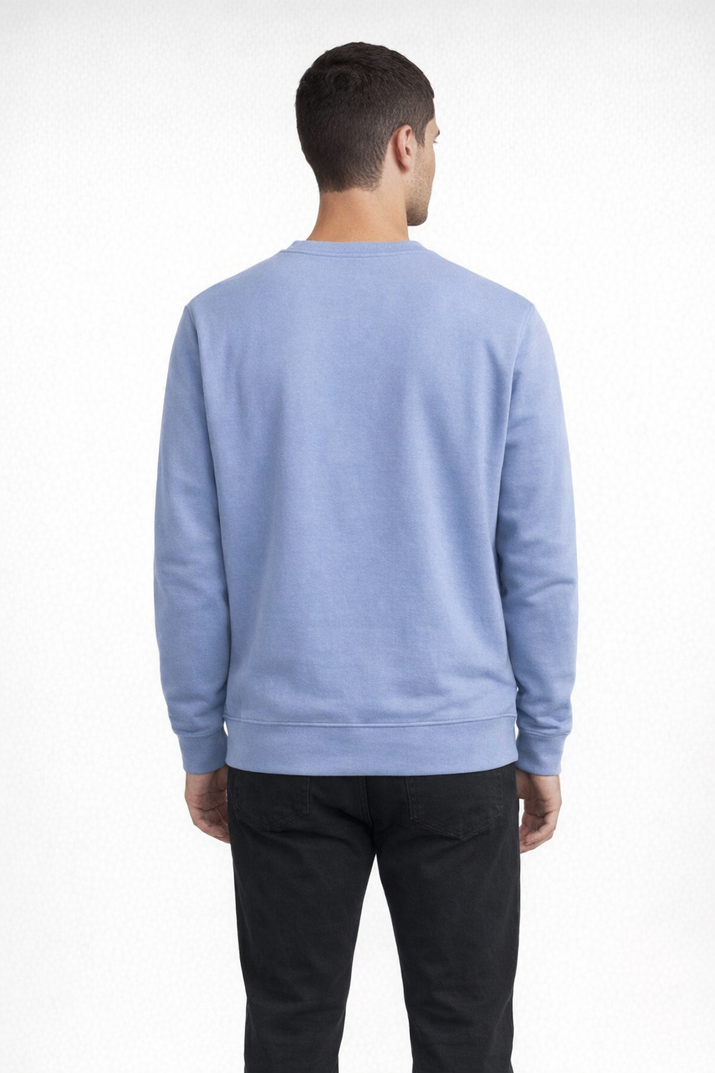 Mv Sport 20335 Fundamental Fleece Crew - Columbia Blue