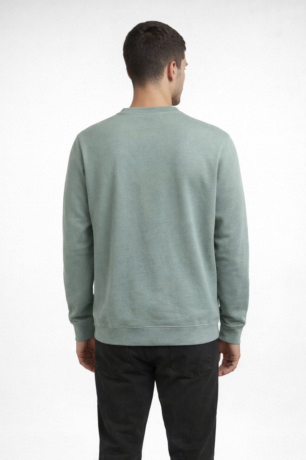 Mv Sport 20335 Fundamental Fleece Crew - Greenstone