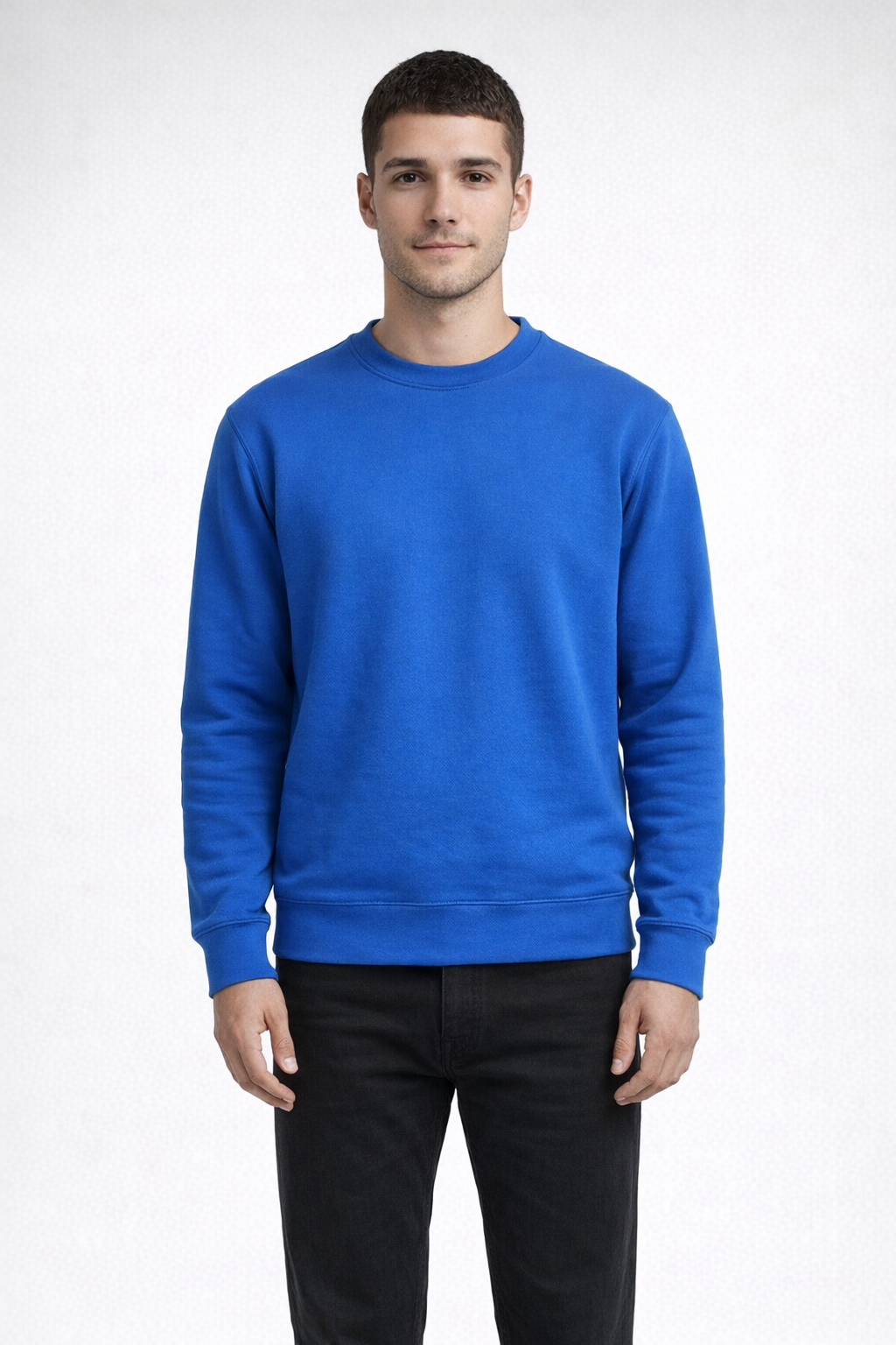 Mv Sport 20335 Fundamental Fleece Crew - Royal