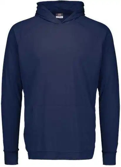 Mv Sport 20450y Youth Sunproof Hooded Long Sleeve T-shirt - Navy