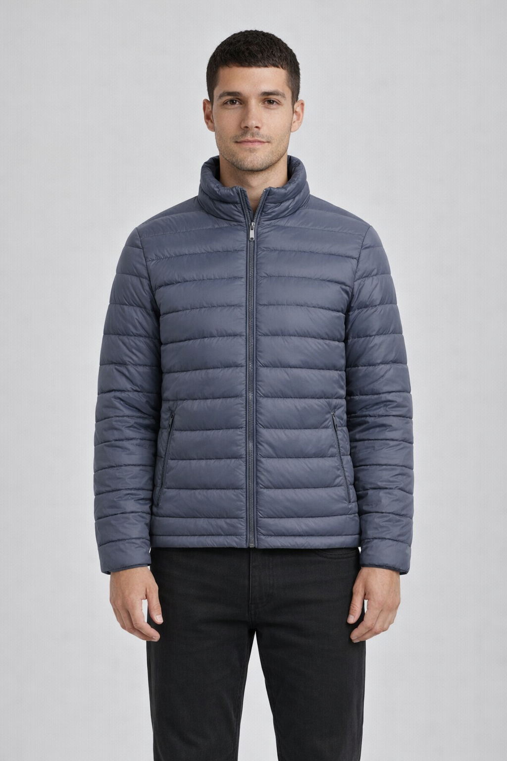 Mv Sport 211137 Ladies Packable Pillow Puffer - Pewter