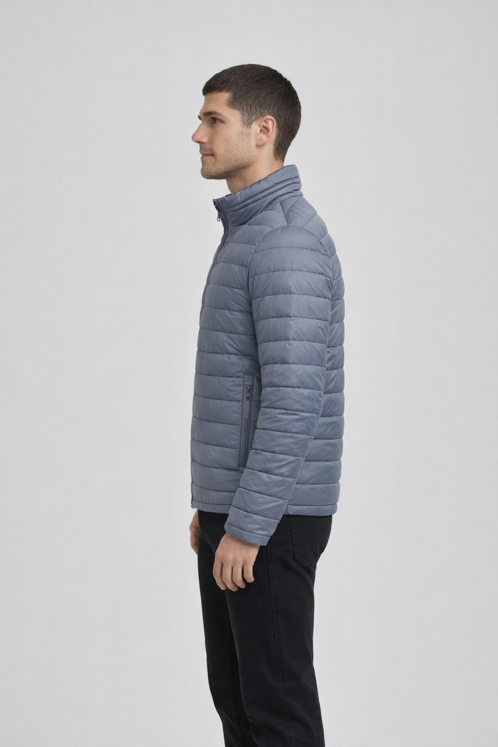 Mv Sport 211137 Ladies Packable Pillow Puffer - Pewter