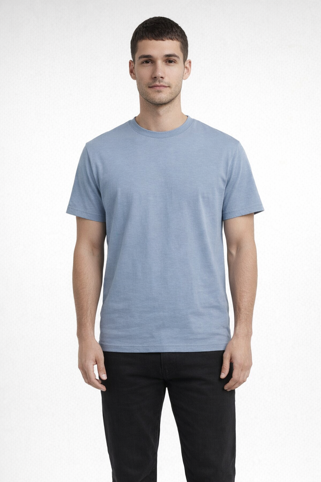 Mv Sport 21459 Everest Sustainable Tee - Light Denim Htr