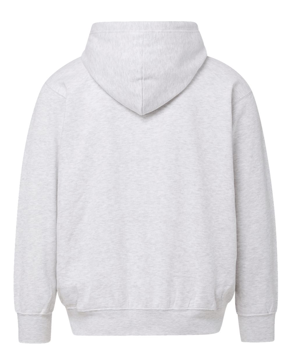 Mv Sport 22132 Vintage Fleece Full-zip Hooded Sweatshirt - Ash