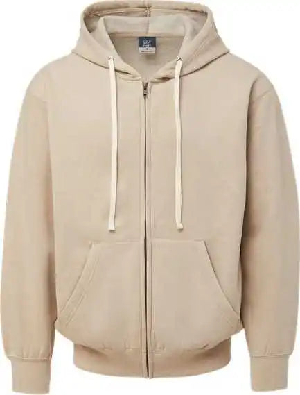 Mv Sport 22132 Vintage Fleece Full Zip Hooded Sweatshirt Atmosphere