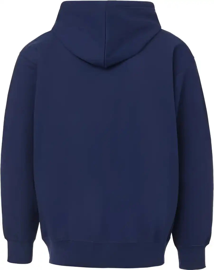 Mv Sport 22132 Vintage Fleece Full Zip Hooded Sweatshirt Blue