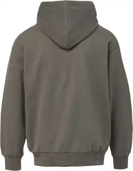 Mv Sport 22132 Vintage Fleece Full Zip Hooded Sweatshirt Granite