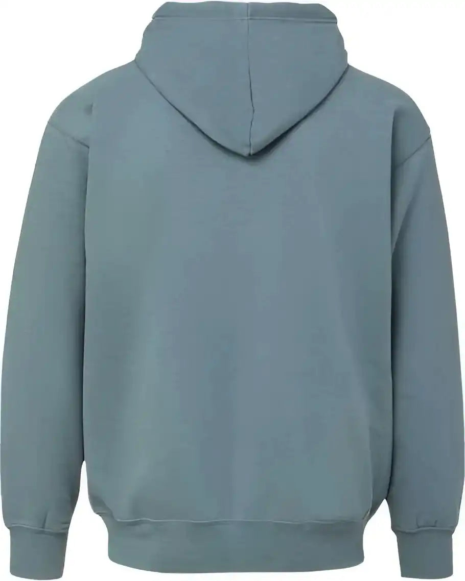 Mv Sport 22132 Vintage Fleece Full Zip Hooded Sweatshirt Marine
