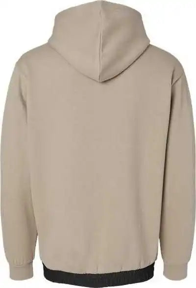Mv Sport 23112 Mixed Media Hooded Sweatshirt Atmosphere Black
