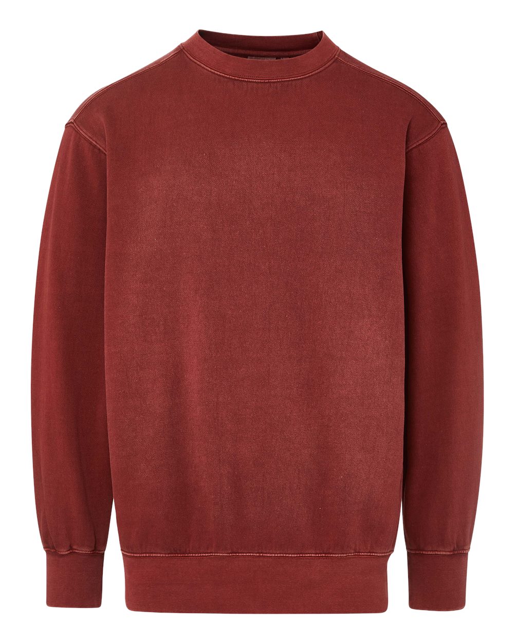 Mv Sport 23142 Men’s Coastal Color Crewneck Sweatshirt - Adobe Brick