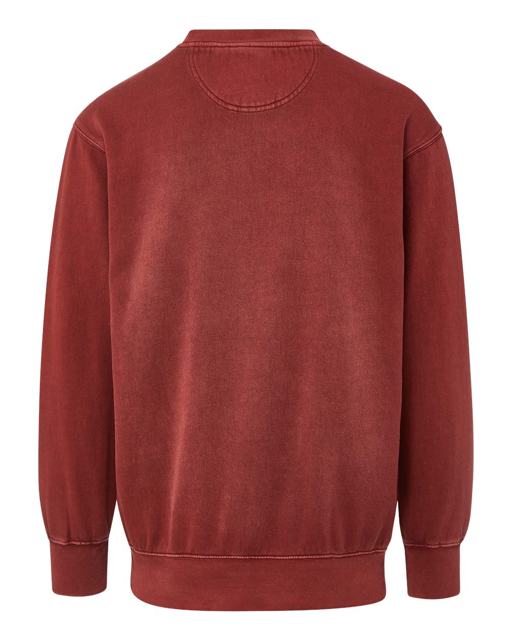 Mv Sport 23142 Men’s Coastal Color Crewneck Sweatshirt - Adobe Brick