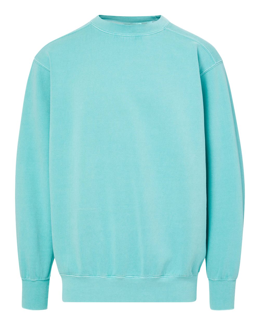Mv Sport 23142 Men’s Coastal Color Crewneck Sweatshirt - Barbados Blue