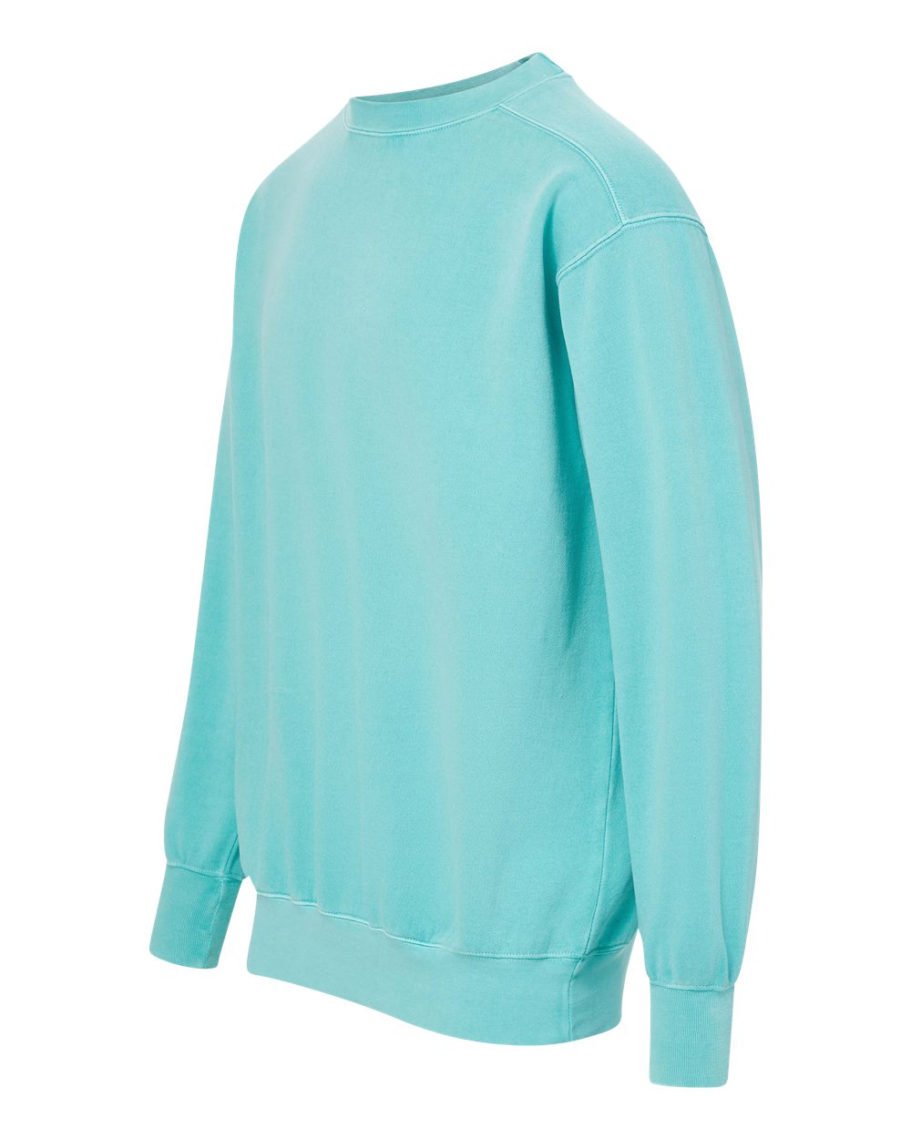 Mv Sport 23142 Men’s Coastal Color Crewneck Sweatshirt - Barbados Blue