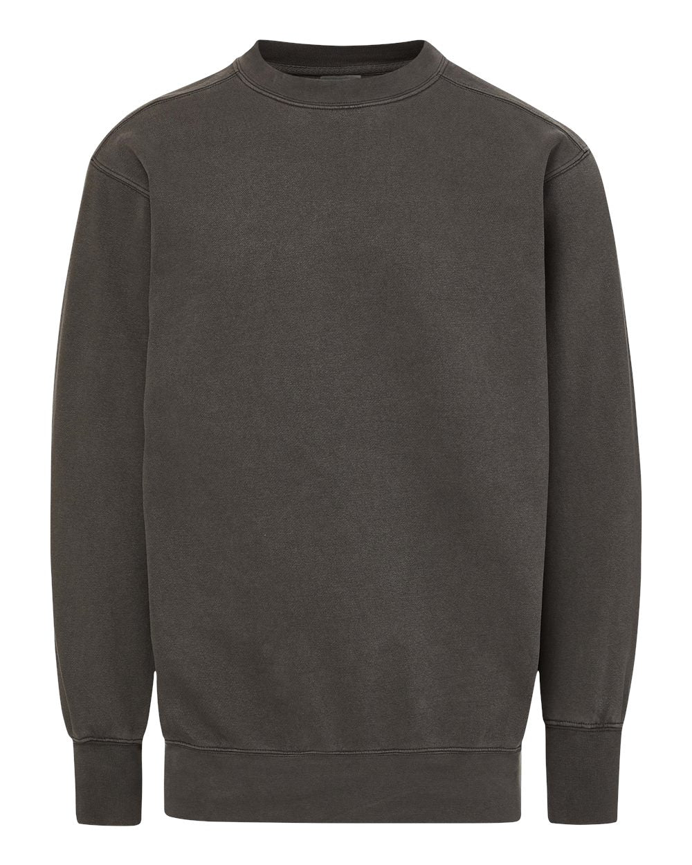 Mv Sport 23142 Men’s Coastal Color Crewneck Sweatshirt - Black Caviar