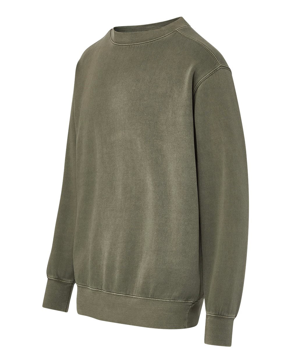 Mv Sport 23142 Men’s Coastal Color Crewneck Sweatshirt - Olive Branch