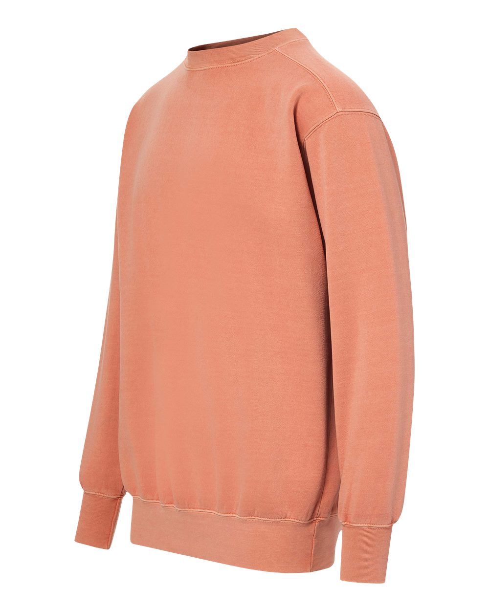 Mv Sport 23142 Men’s Coastal Color™ Crewneck Sweatshirt - Tangy Tangerine