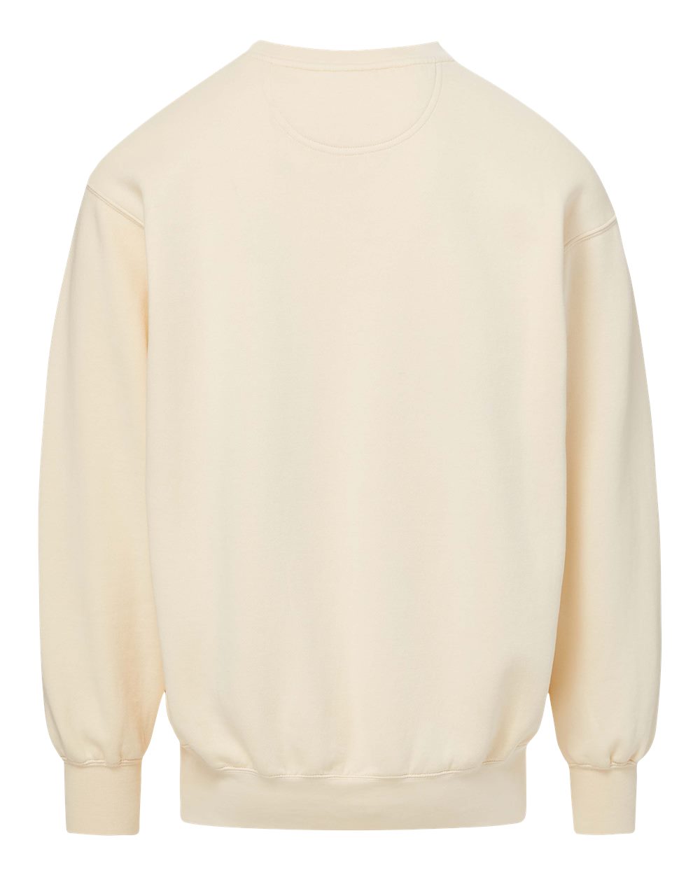 Mv Sport 23142 Men’s Coastal Color Crewneck Sweatshirt - Vanilla
