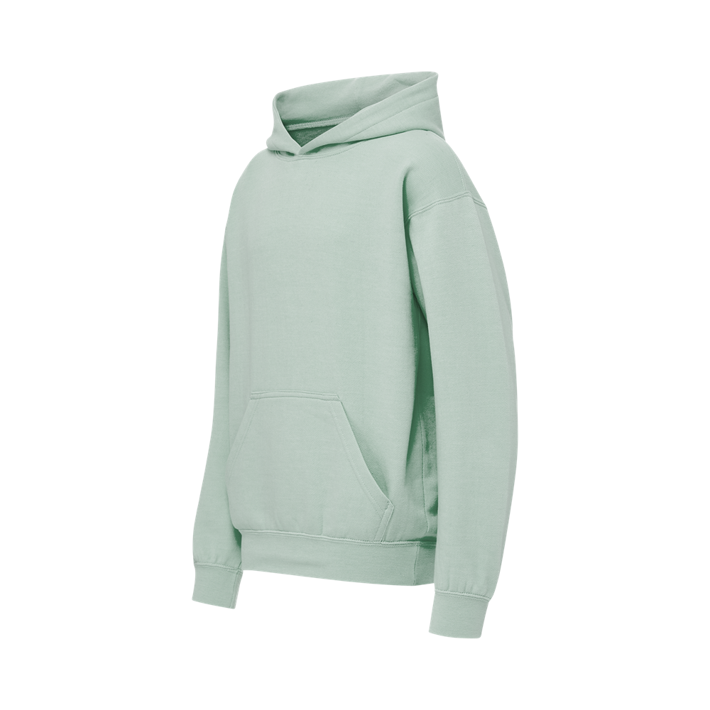 Mv Sport 23153y Youth Buddy Hooded Sweatshirt - Greenstone