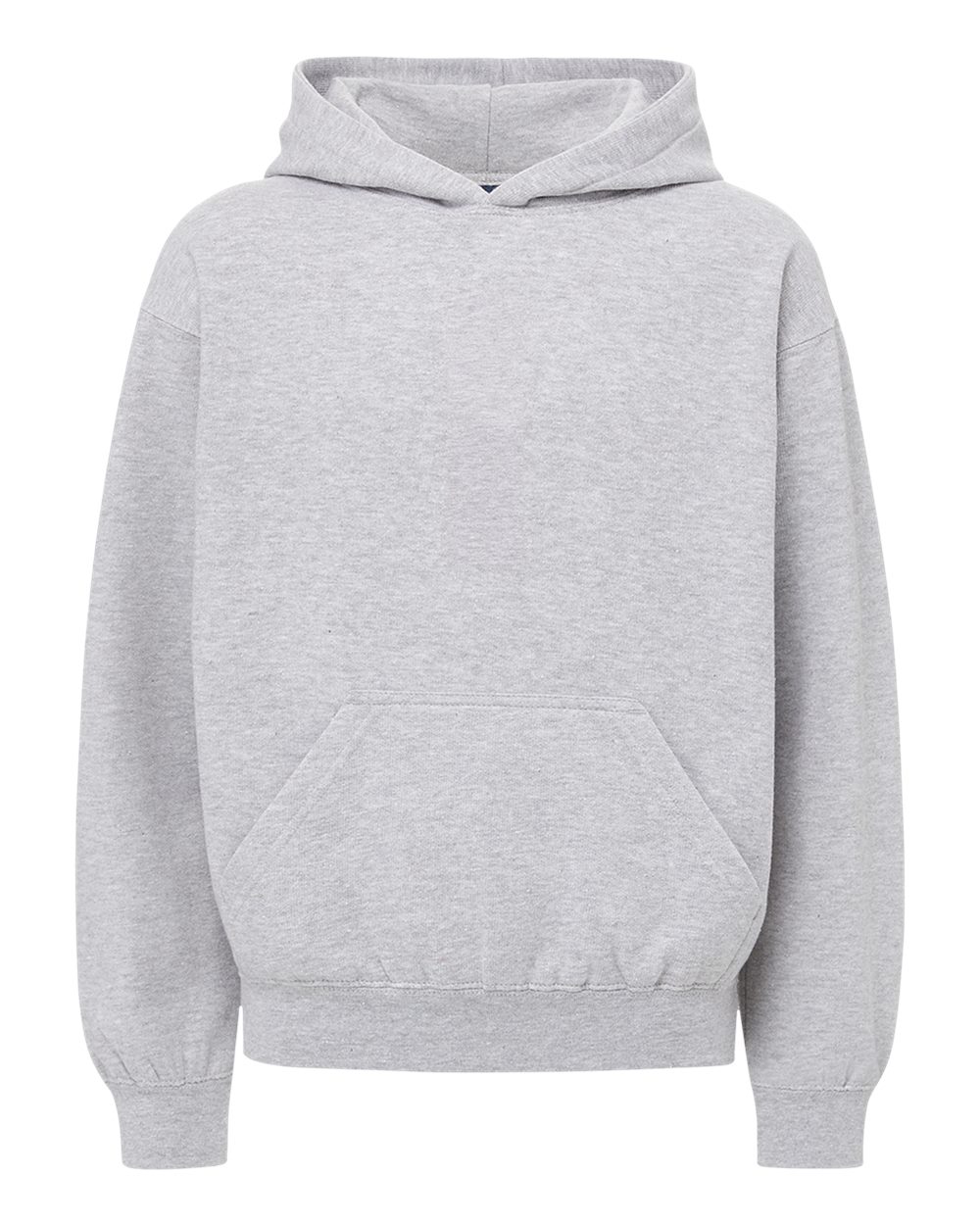 Mv Sport 23153y Youth Buddy Hooded Sweatshirt - Heather Grey