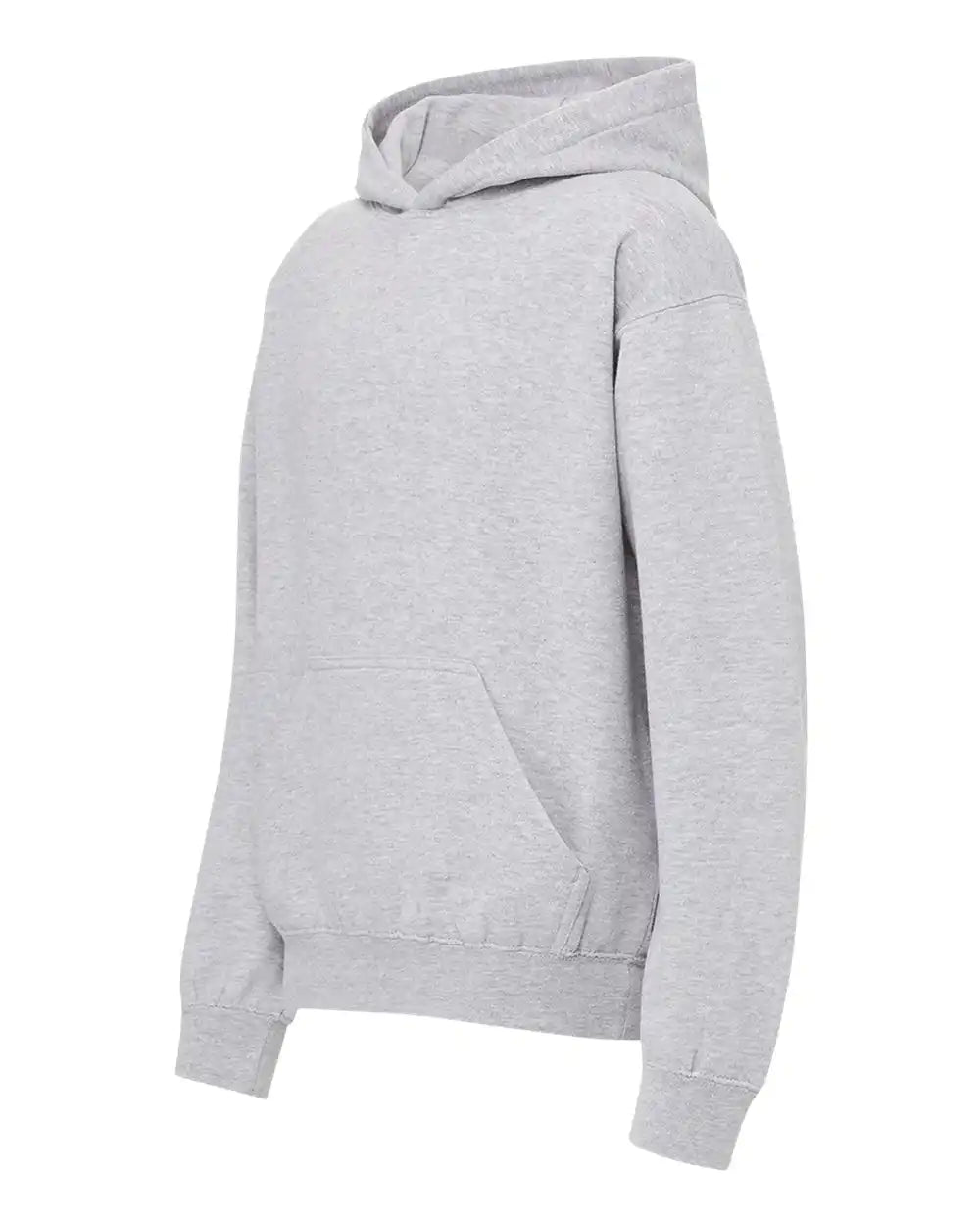 Mv Sport 23153y Youth Buddy Hooded Sweatshirt - Heather Grey