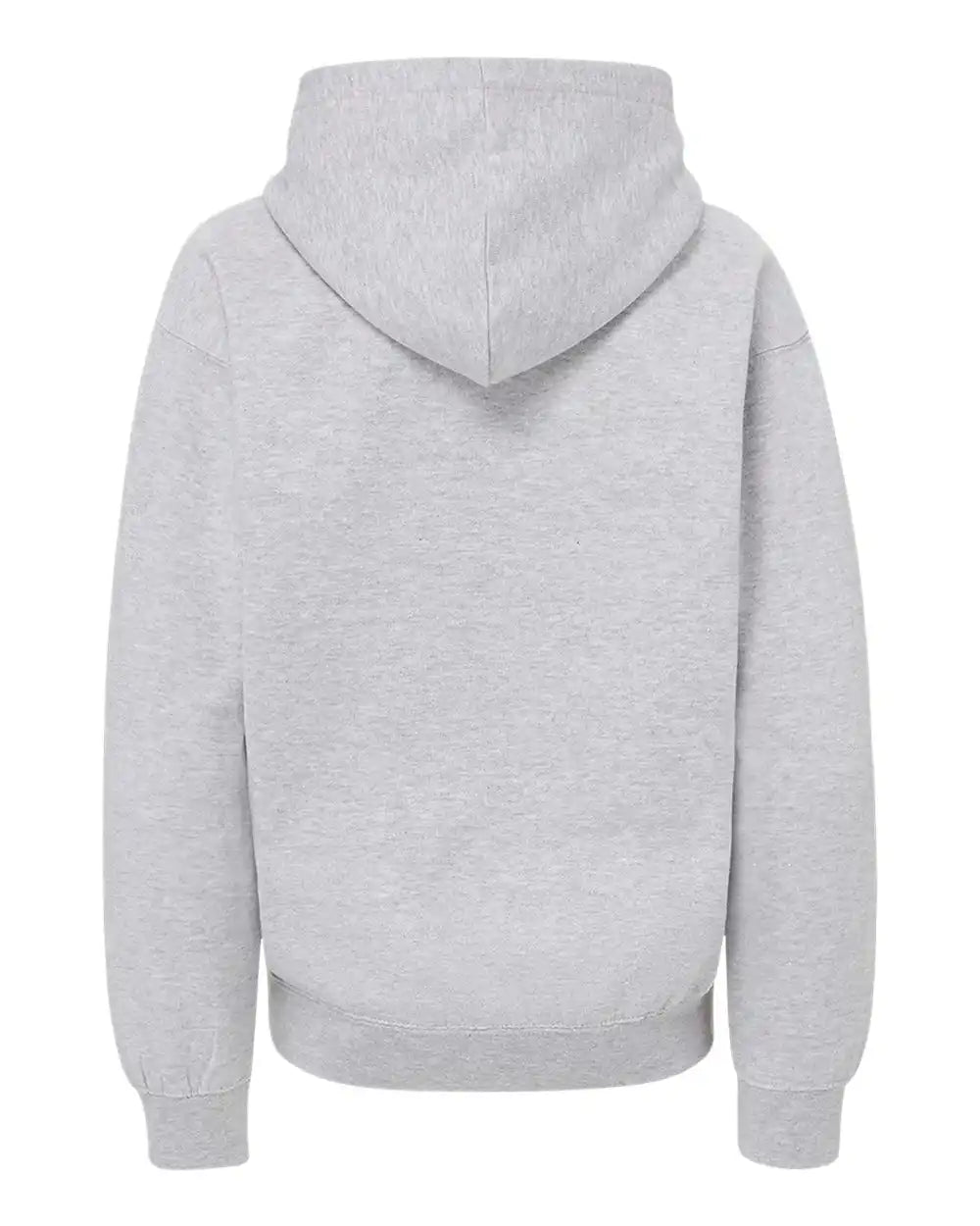 Mv Sport 23153y Youth Buddy Hooded Sweatshirt - Heather Grey - Xs