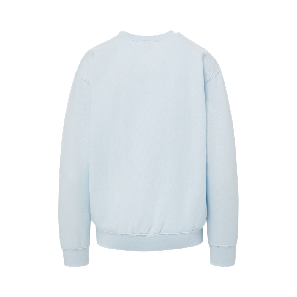 Mv Sport 23154y Youth Buddy Crewneck Sweatshirt - Arctic Blue