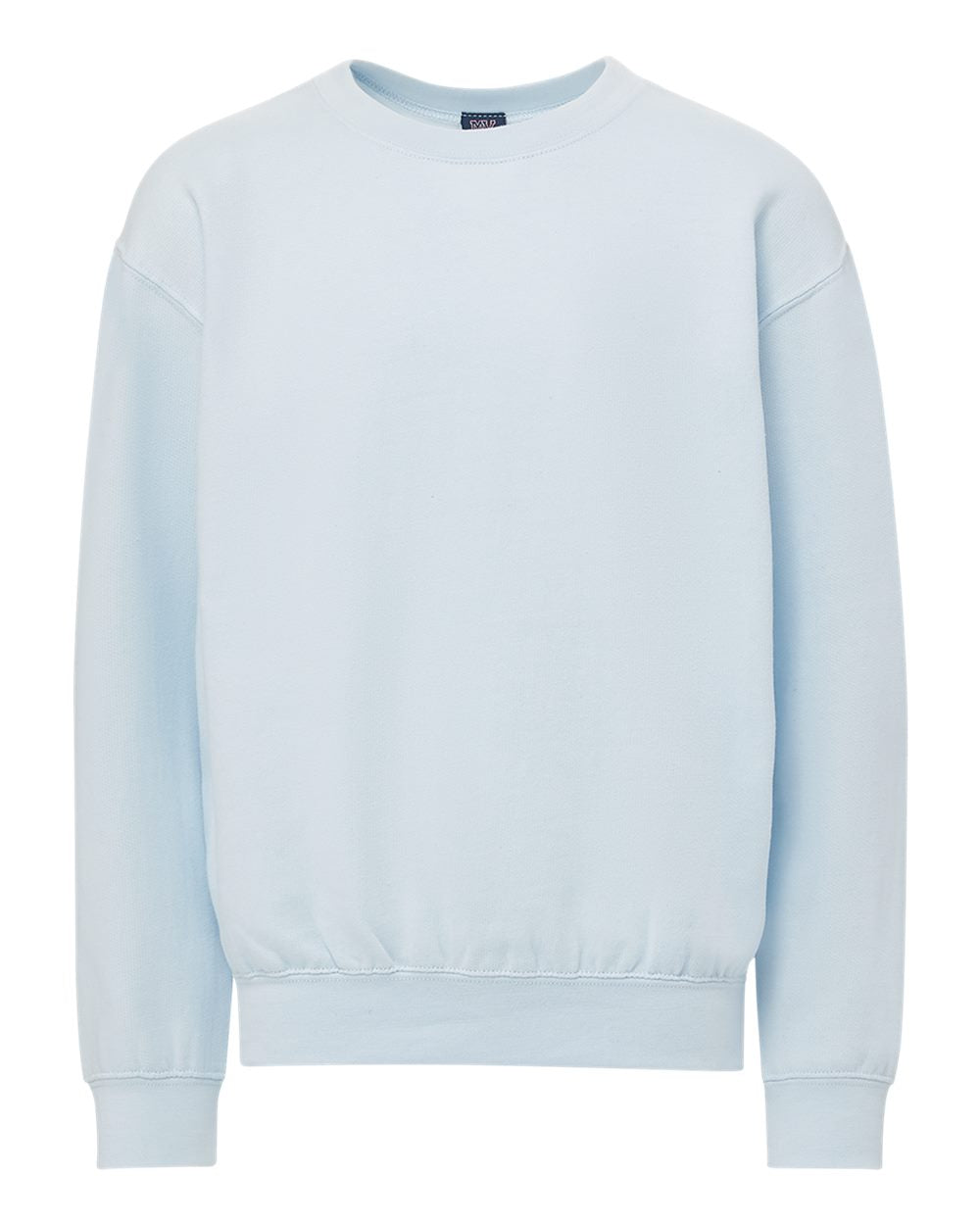 Mv Sport 23154y Youth Buddy Crewneck Sweatshirt - Arctic Blue