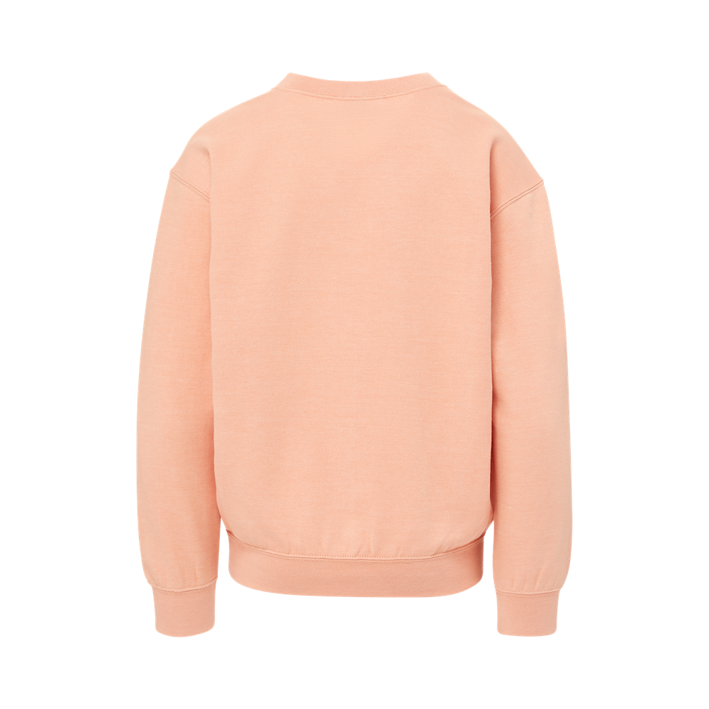 Mv Sport 23154y Youth Buddy Crewneck Sweatshirt - Creamsicle