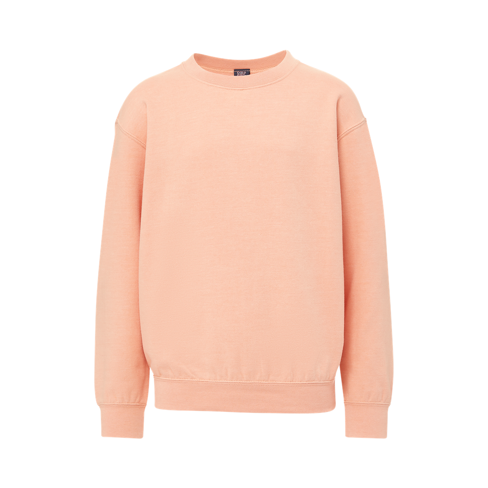 Mv Sport 23154y Youth Buddy Crewneck Sweatshirt - Creamsicle