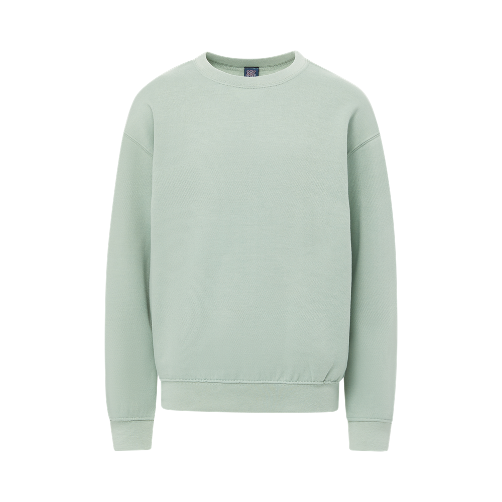 Mv Sport 23154y Youth Buddy Crewneck Sweatshirt - Greenstone