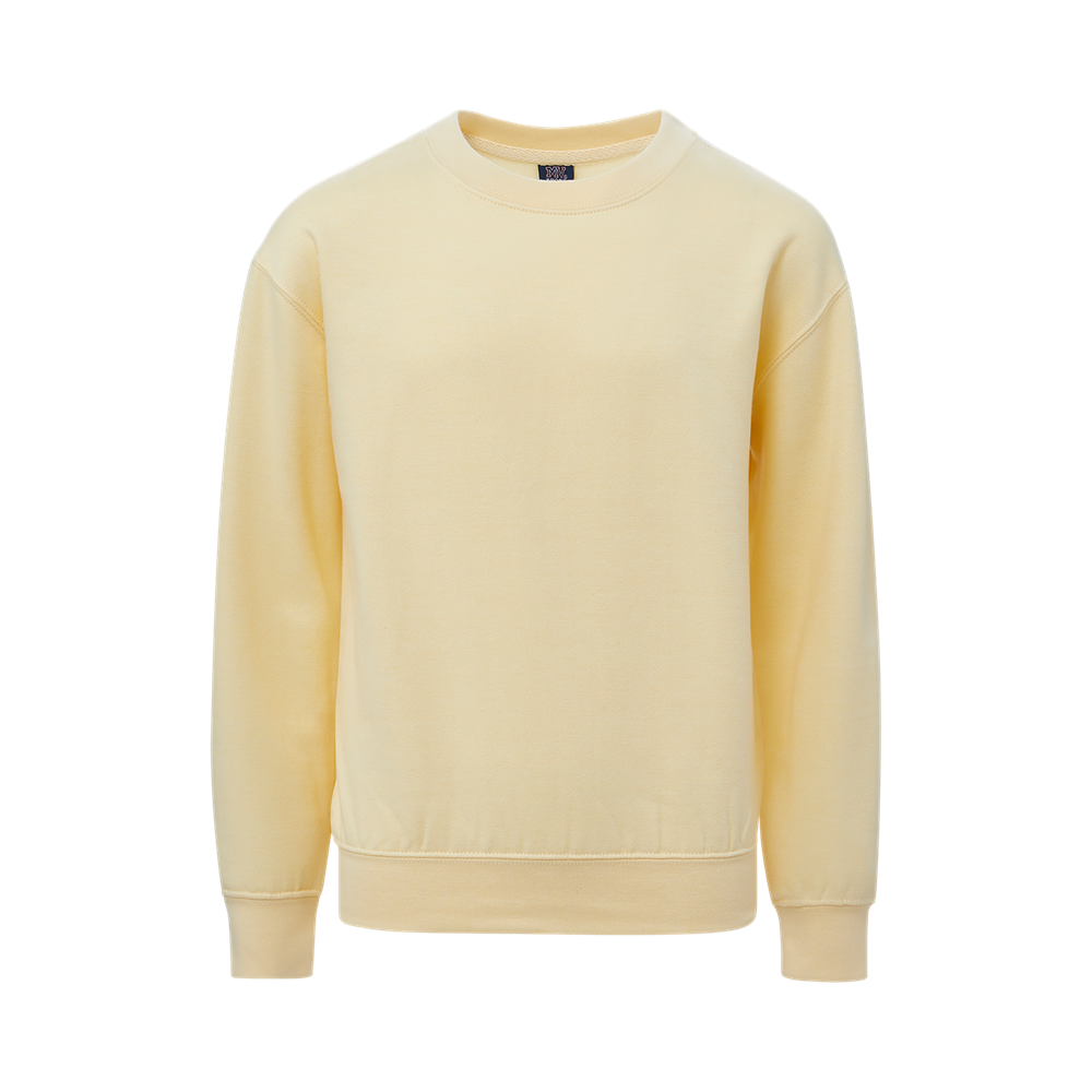 Mv Sport 23154y Youth Buddy Crewneck Sweatshirt - Sun Ray