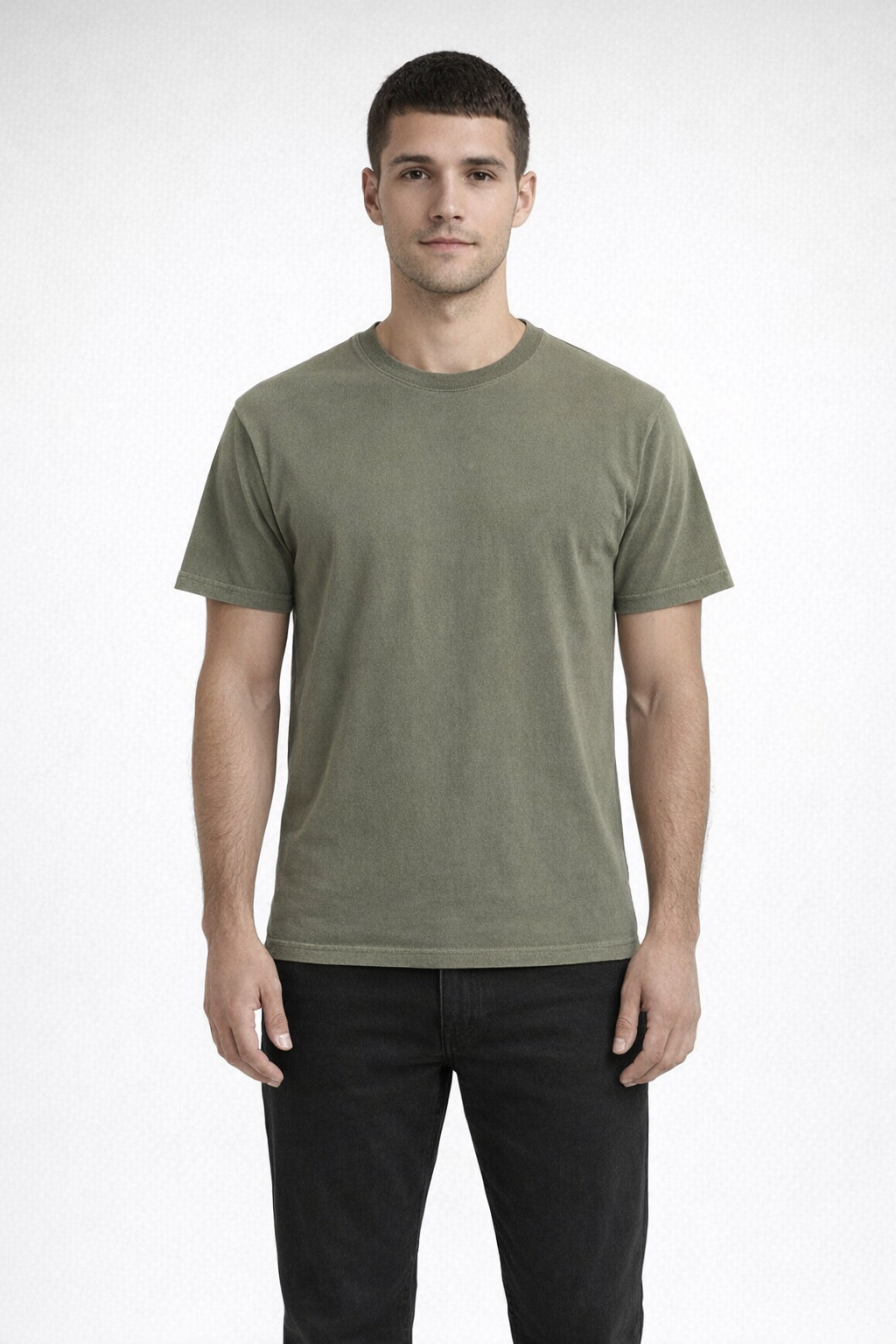 Mv Sport 23414 Coastal Color Tee - Olive Branch