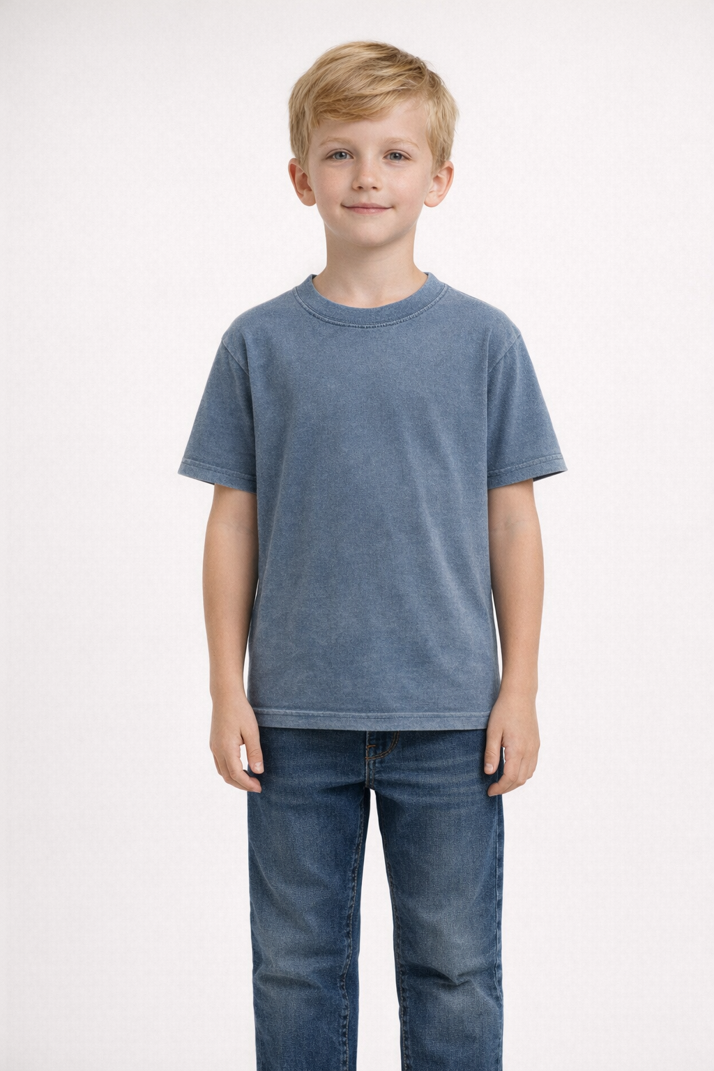 Mv Sport 23414y Coastal Color Youth Tee - Moonlight Navy
