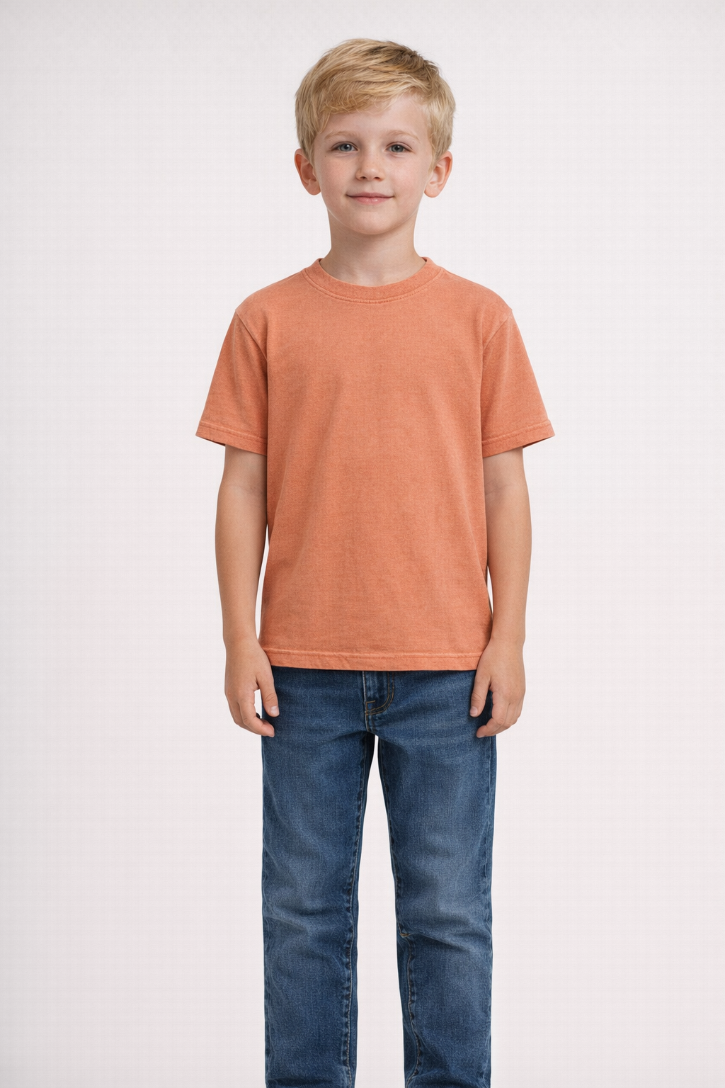 Mv Sport 23414y Coastal Color Youth Tee - Tangerine