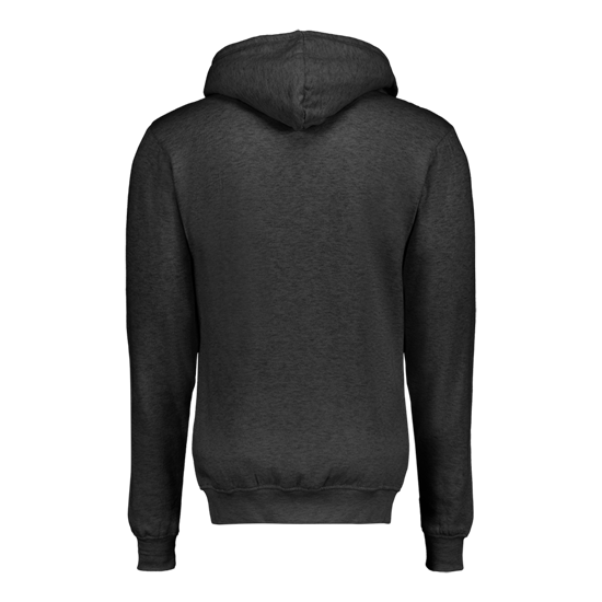 Mv Sport 2349 Unisex Retro Heather Full-zip Hooded Sweatshirt - Charcoal